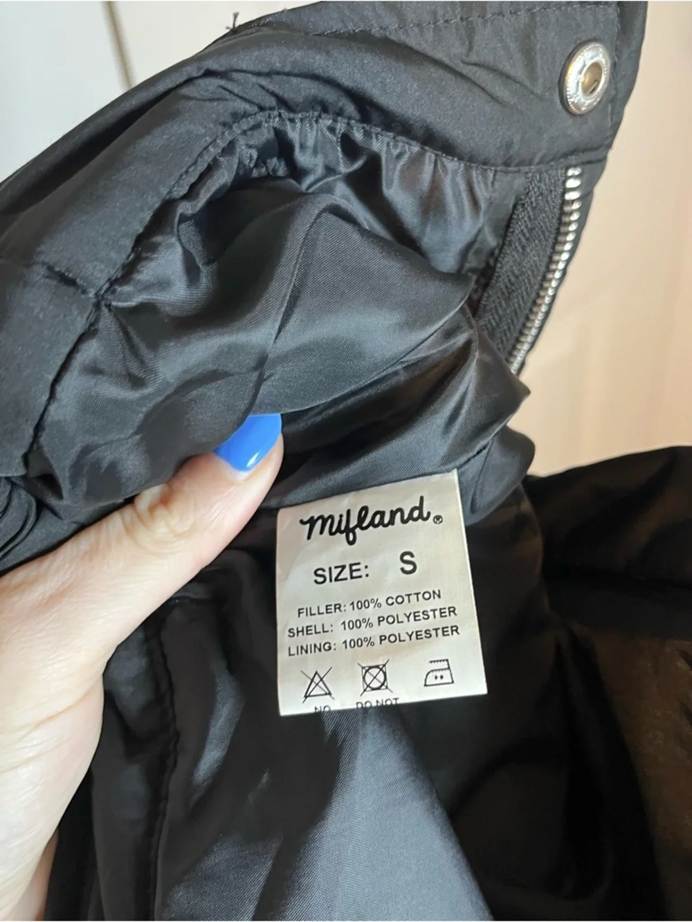 Mifland Quilted Pants Size Small Black Men’s